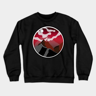 Moonlight mountains Crewneck Sweatshirt